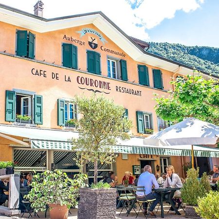 Auberge Communale De La Couronne Yvorne Eksteriør billede